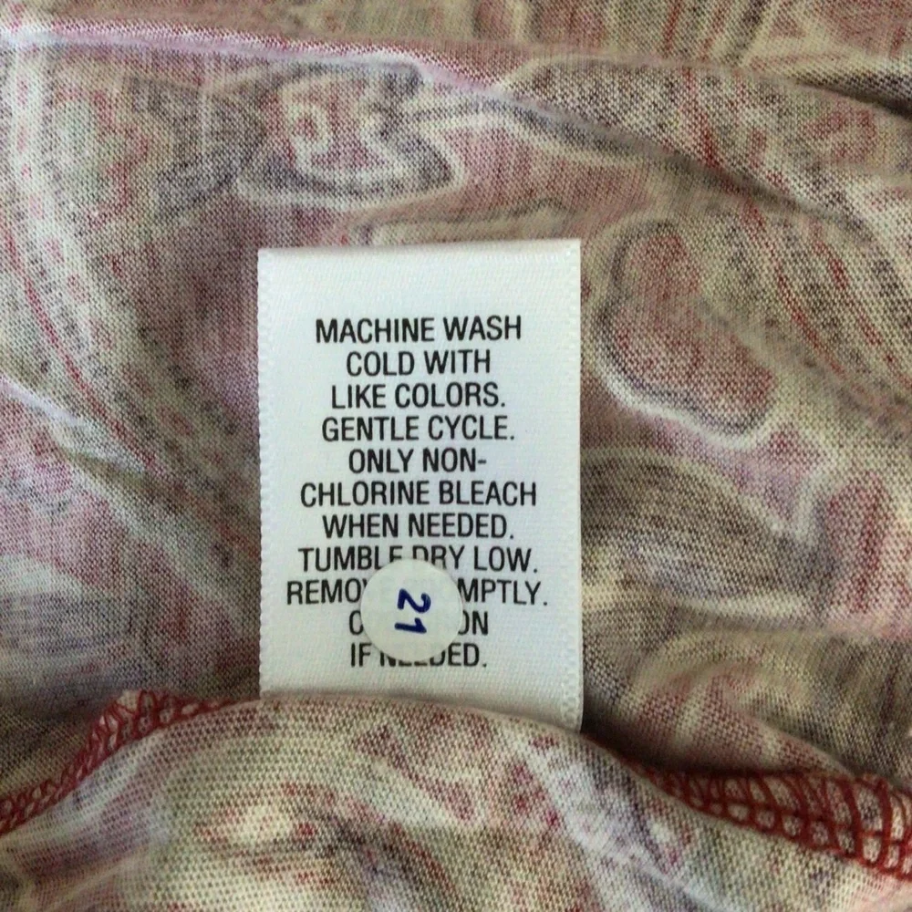 Sonoma Long Sleeve V-Neck Top - Size Large - Picture 7 of 9